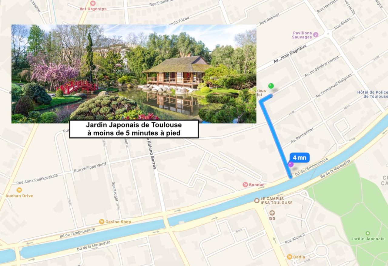 Le Saint Eloi - Studio Avec Parking Toulouse Centre Apartment Exterior photo